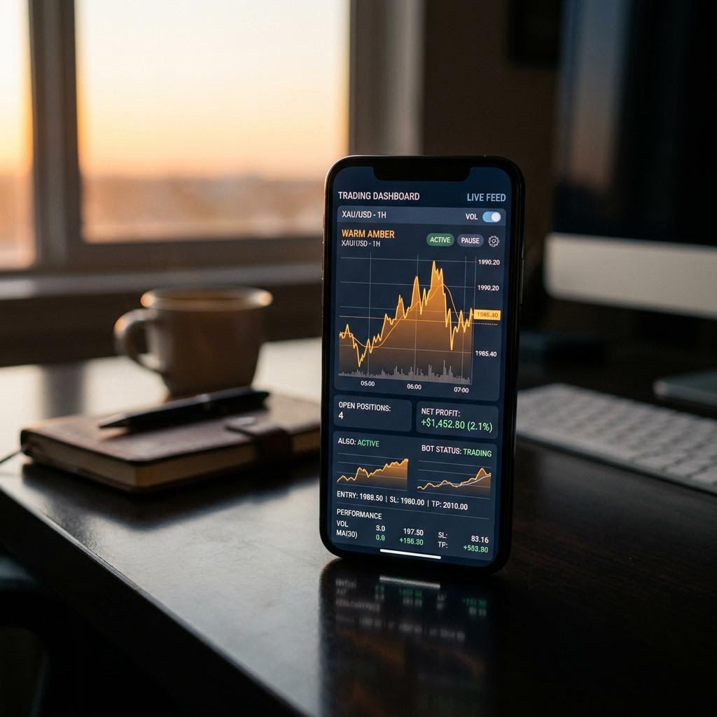 Painel digital Franquiança demonstrado num smartphone de última geração